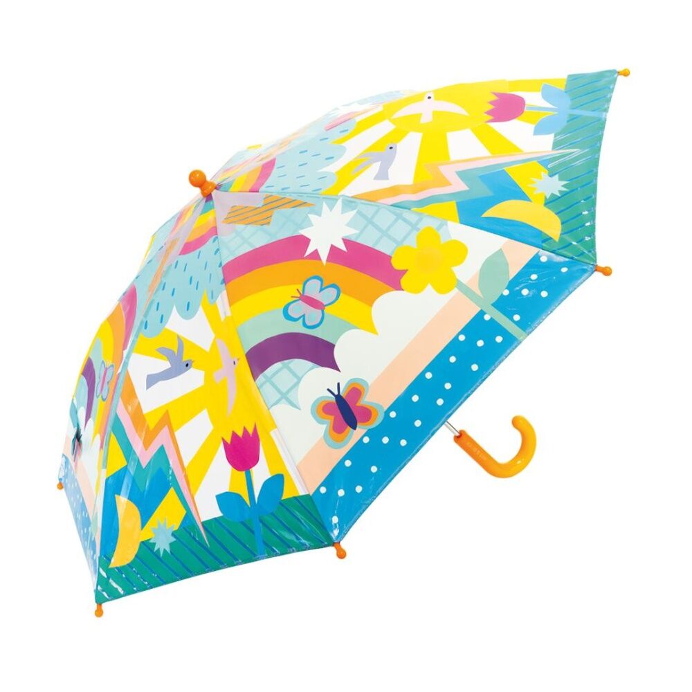 Floss & Rock Large Colour Changing Umbrella Rainbows Kids 3y+ 82cm