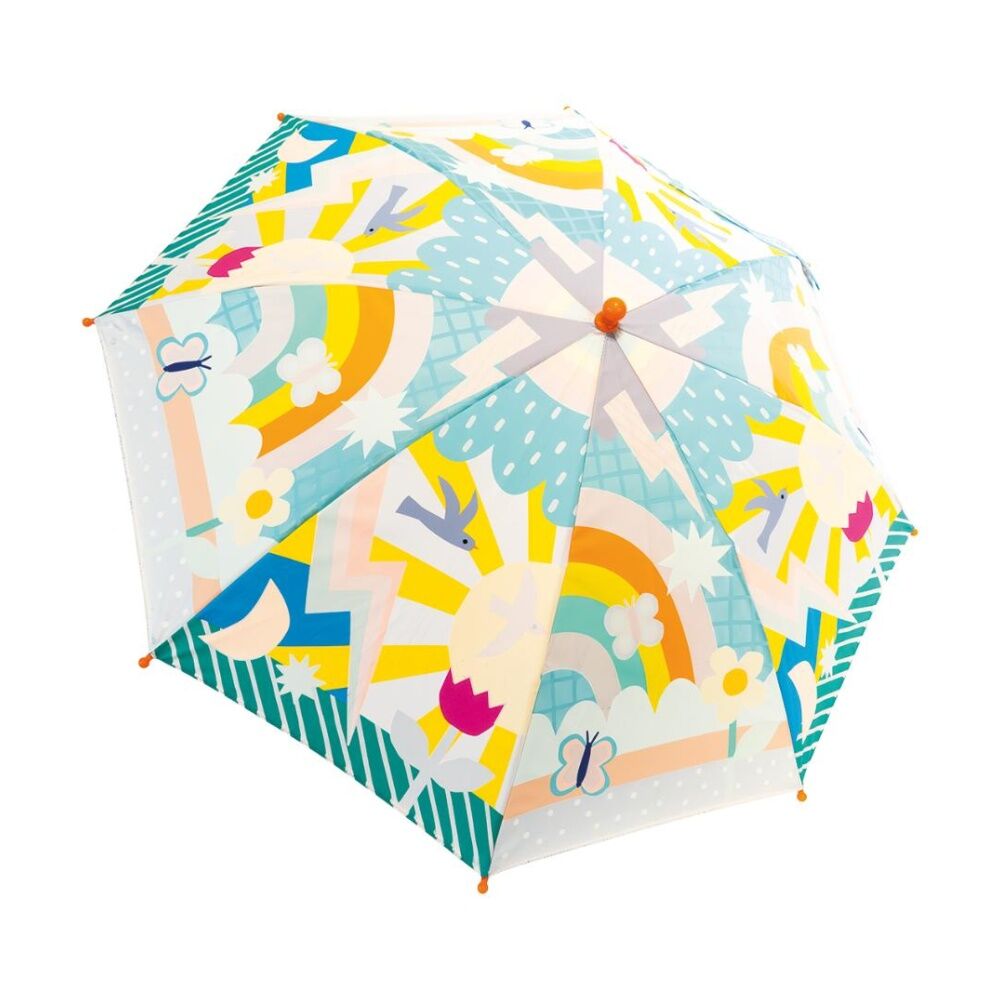 Floss & Rock Large Colour Changing Umbrella Rainbows Kids 3y+ 82cm