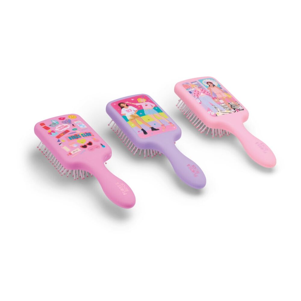 2PK Floss & Rock Kids 3y+ Fashion Friends Hairbrush Hair Styling Assorted