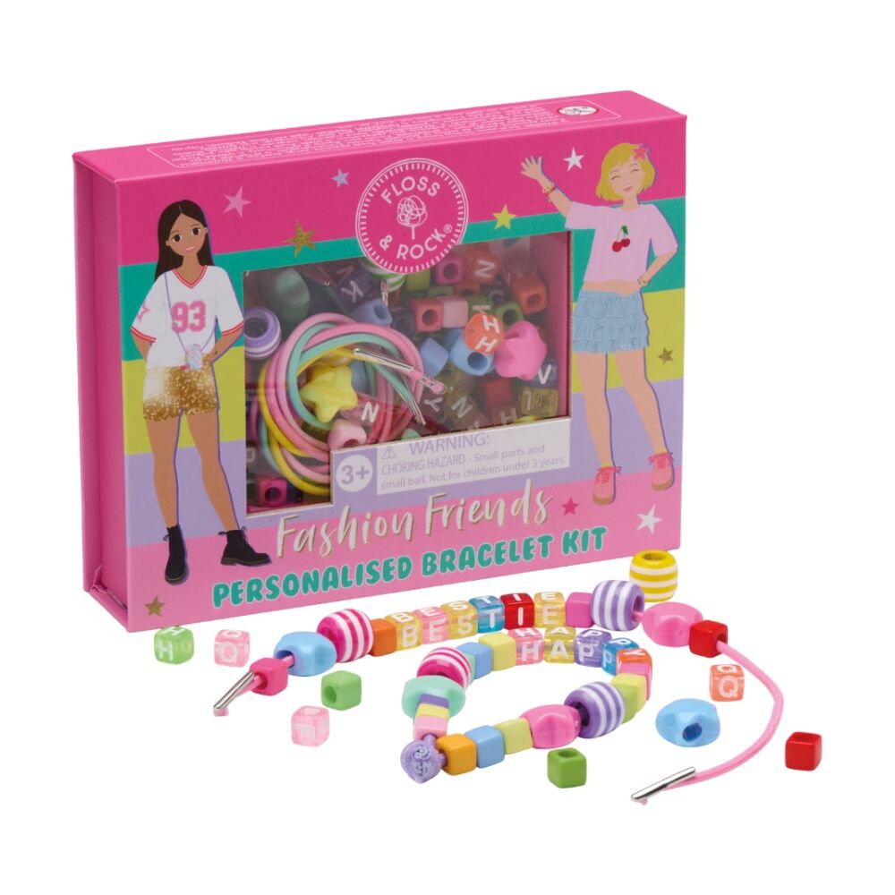 2PK Floss & Rock Kids 5y+ Fashion Friends Bracelet Kit Creative Jewellery Making
