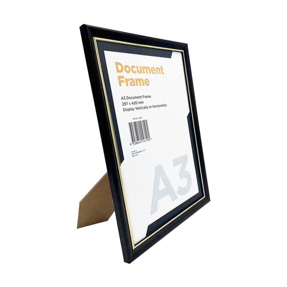 8PK Braz A3 Certificate Document Image Photo Frame 297x420mm Gold Silver