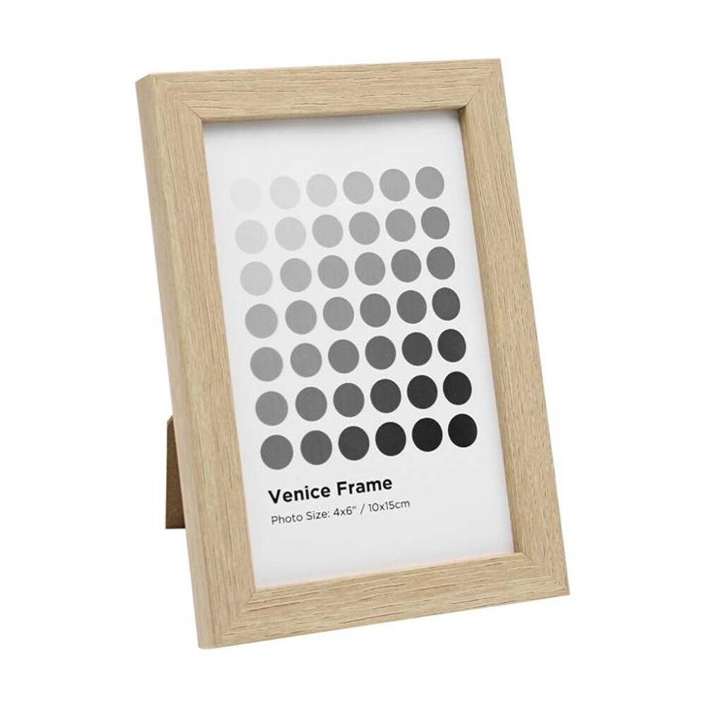 12PK Braz Venice Image Photo Document Display Frame 10x15cm Beech