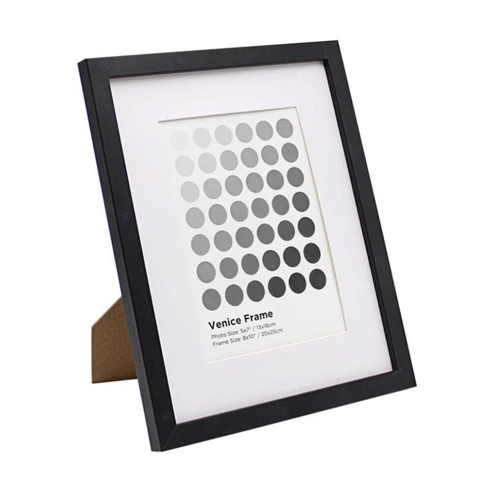 6PK Braz Venice Image Photo Document Display Frame 20x25cm Black