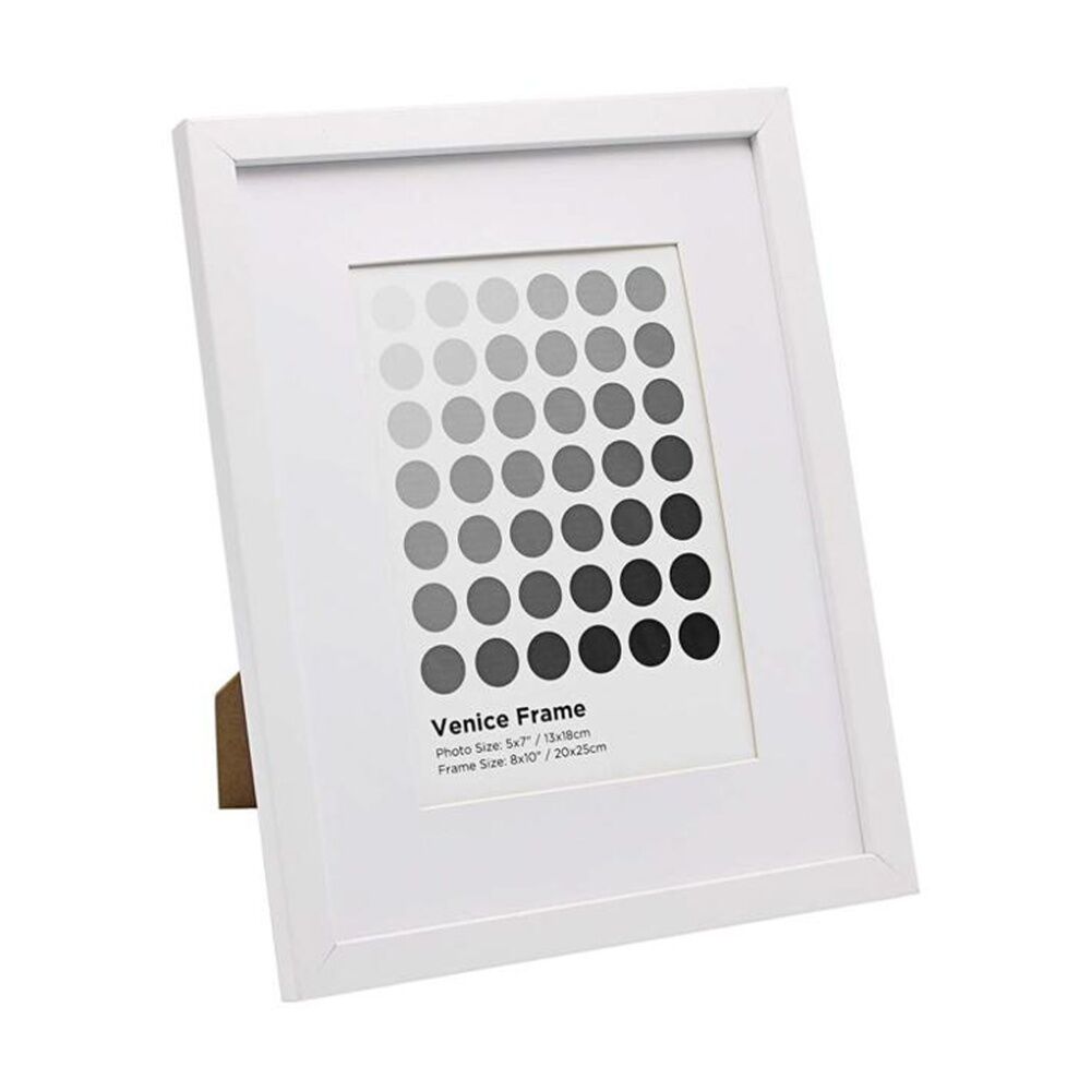 6PK Braz Venice Image Photo Document Display Frame 20x25cm White