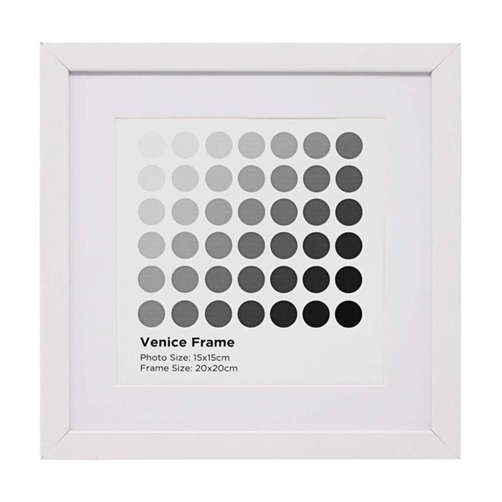 6PK Braz Venice Image Photo Document Display Frame 20x20cm White