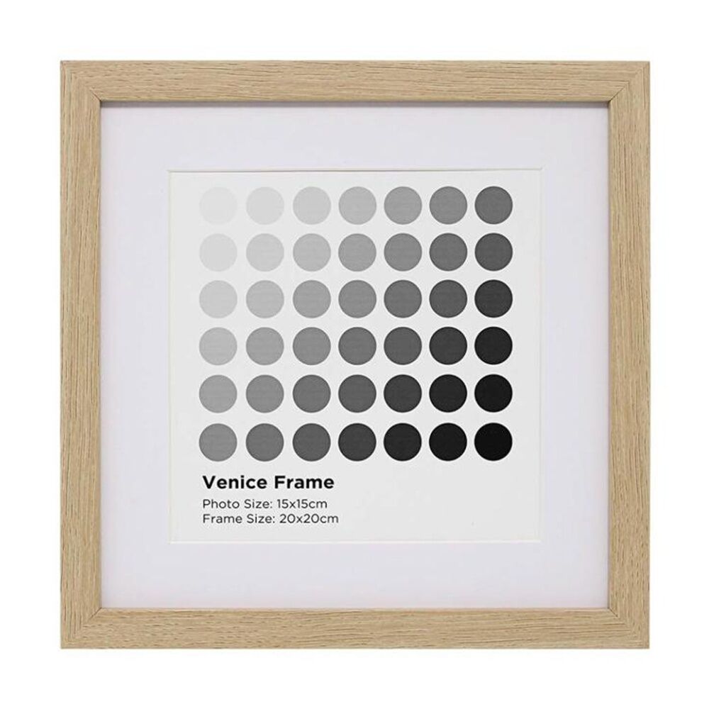 6PK Braz Venice Image Photo Document Display Frame 20x20cm Beech