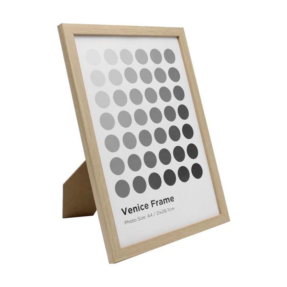 8PK Braz A4 Venice Image Photo Document Display Frame 29.7x21cm Beech