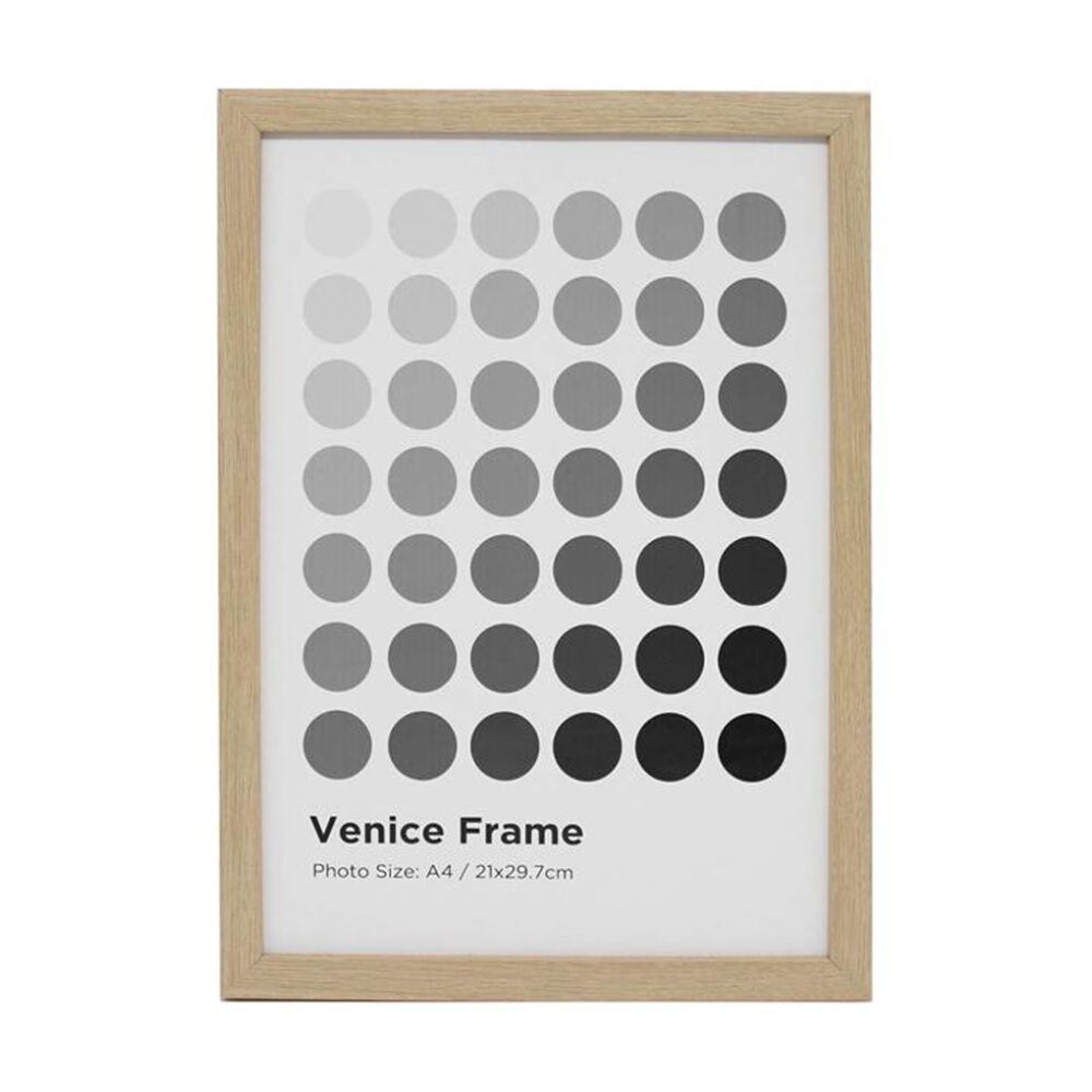 8PK Braz A4 Venice Image Photo Document Display Frame 29.7x21cm Beech
