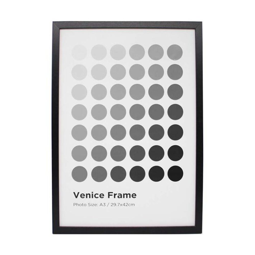 4PK Braz A3 Venice Image Photo Document Display Frame 29.7x42cm Black