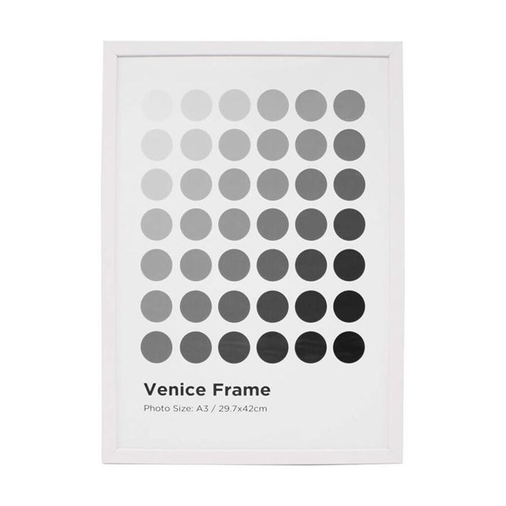 4PK Braz A3 Venice Image Photo Document Display Frame 29.7x42cm White