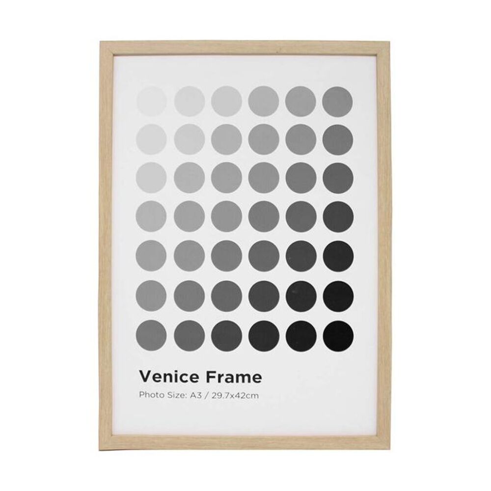 4PK Braz A3 Venice Image Photo Document Display Frame 29.7x42cm Beech