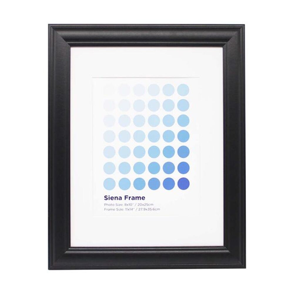 2PK Braz Siena Image Photo Document Display Frame 27.9x35.6cm Black