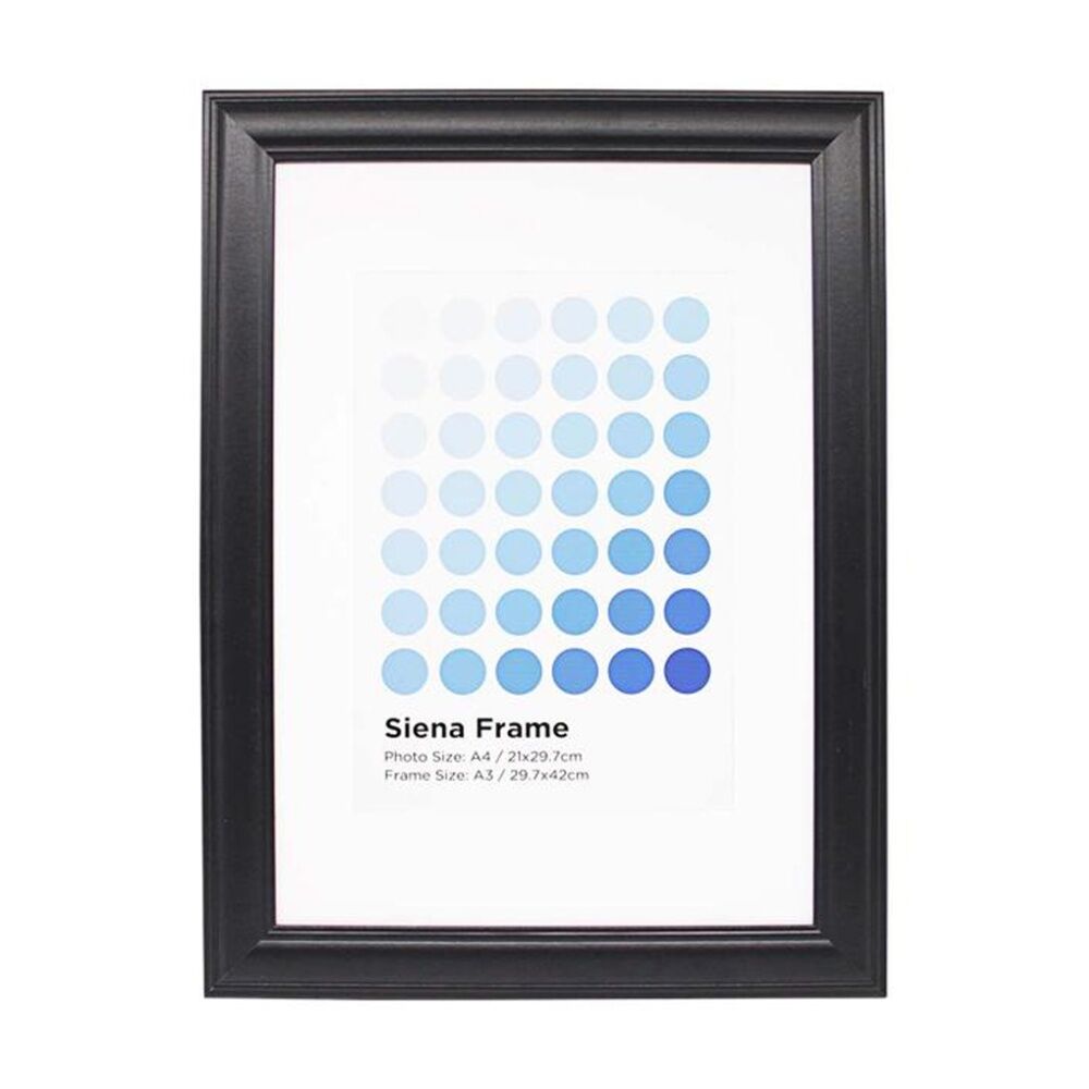 4PK Braz A3 Siena Image Photo Document Display Frame 29.7x42cm Black