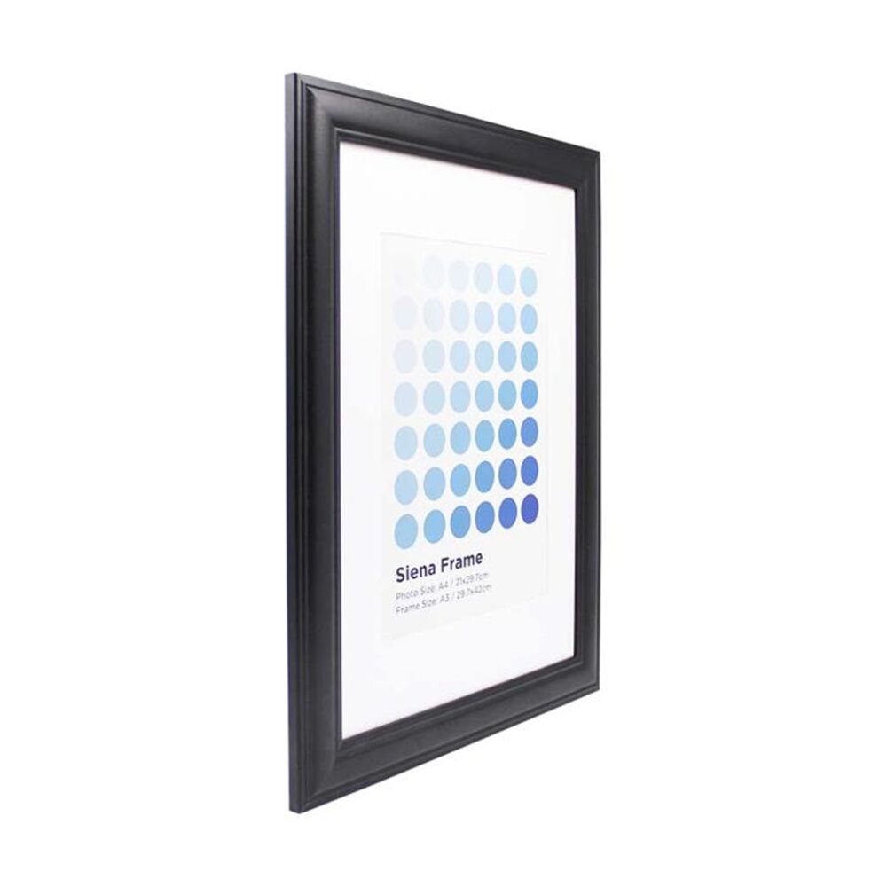 4PK Braz A3 Siena Image Photo Document Display Frame 29.7x42cm Black