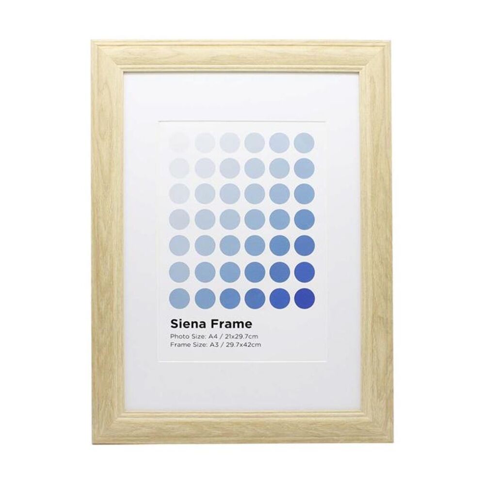 4PK Braz A3 Siena Image Photo Document Display Frame 29.7x42cm Beech