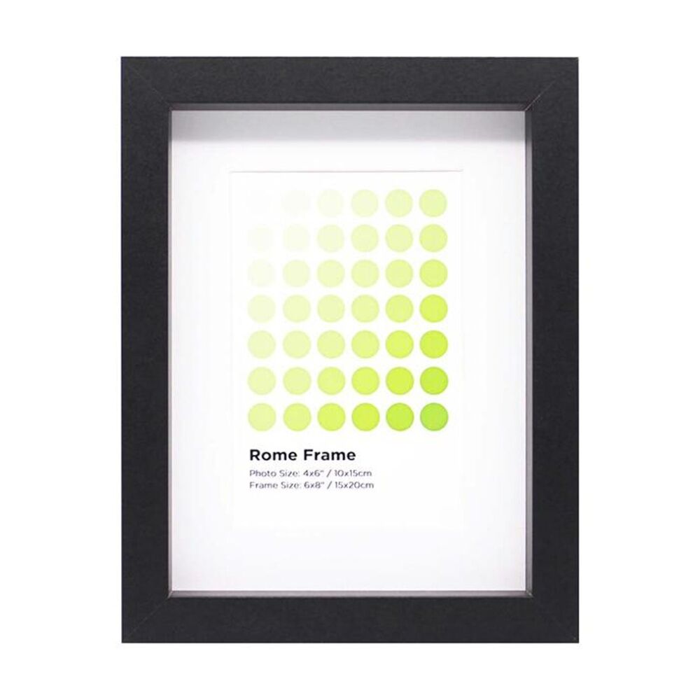6PK Braz Rome Image Photo Document Display Frame 15x20cm Black