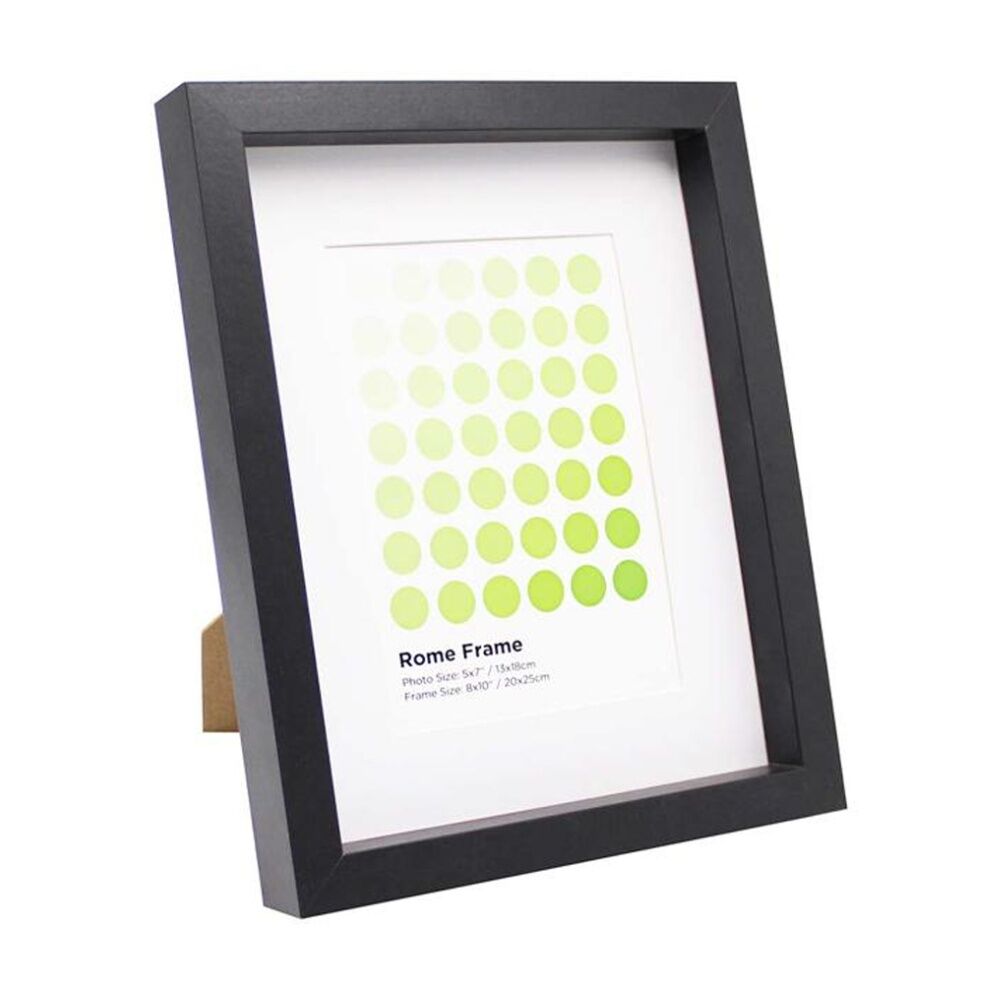 6PK Braz Rome Image Photo Document Display Frame 20x25cm Black