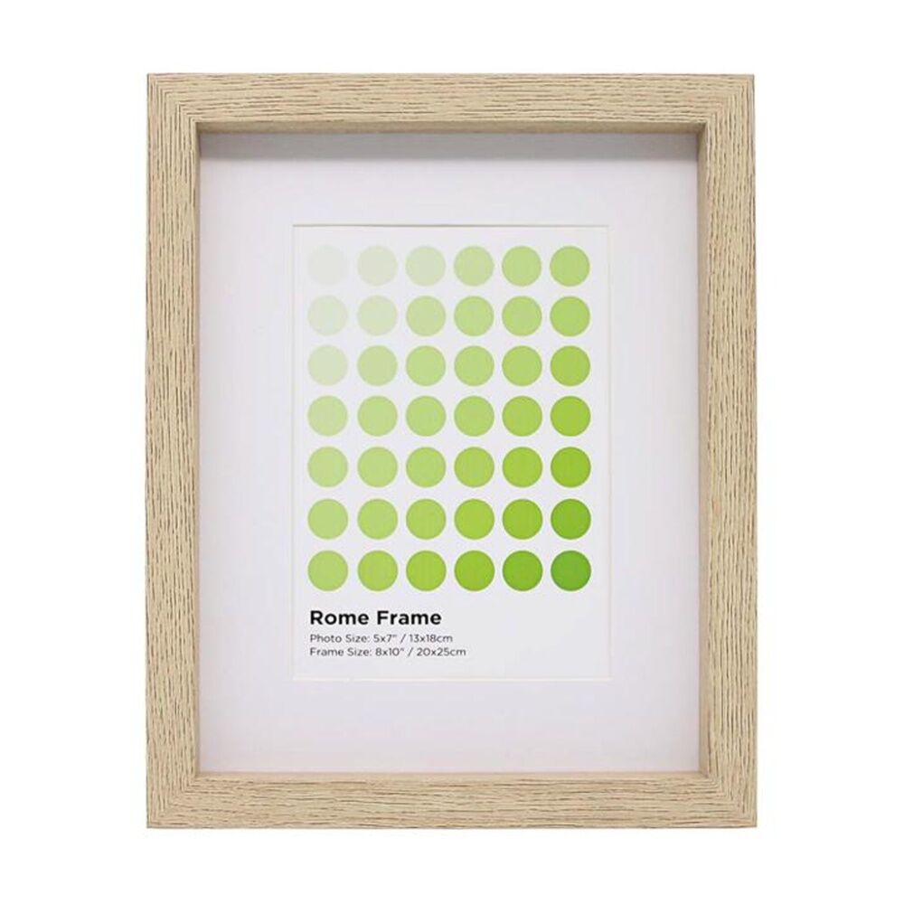 3PK Braz Rome Image Photo Document Display Frame 20x25cm Beech