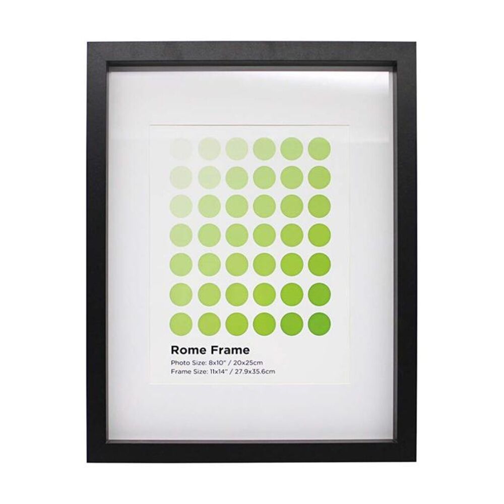 3PK Braz Rome Image Photo Document Display Frame 27.9x35.6cm Black