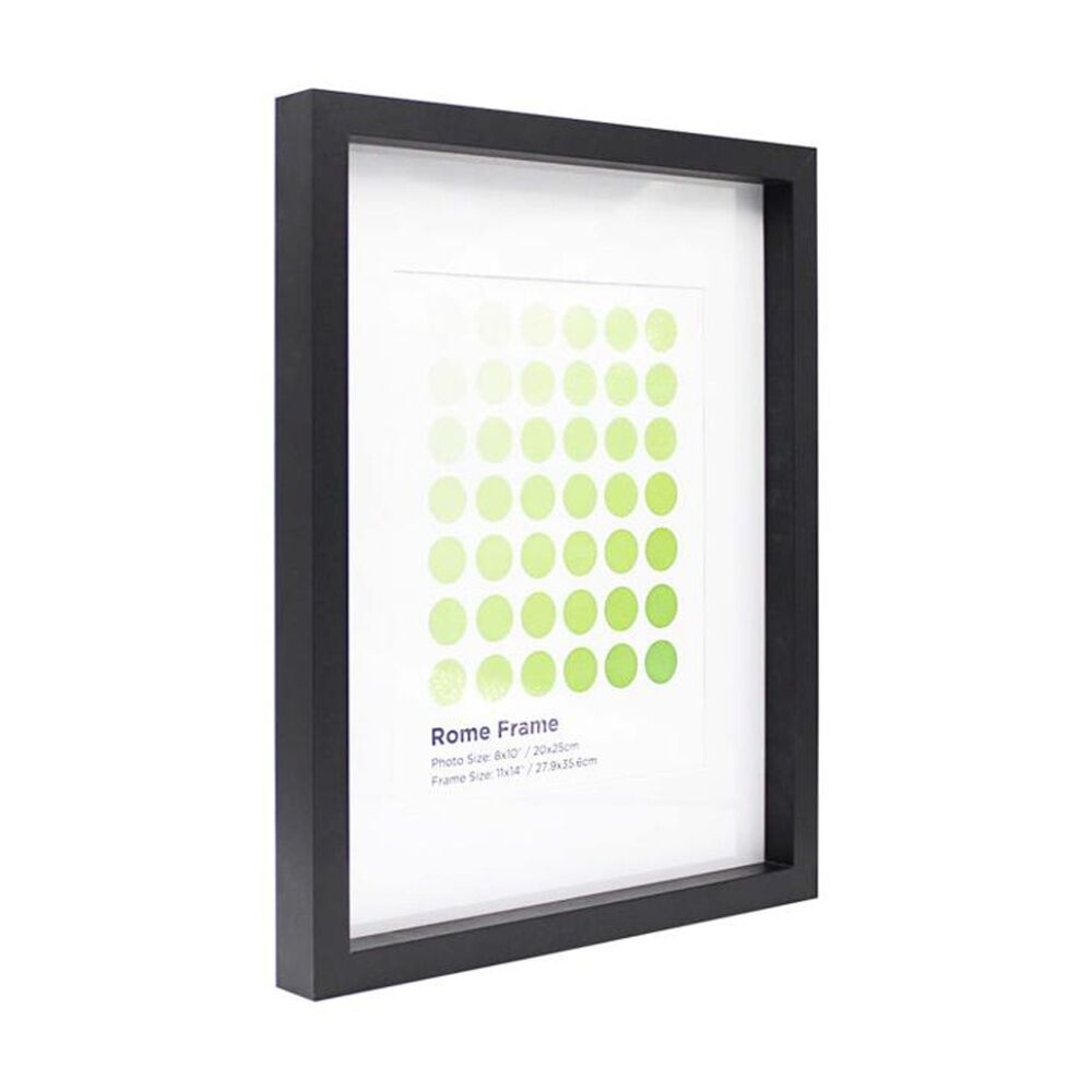 3PK Braz Rome Image Photo Document Display Frame 27.9x35.6cm Black