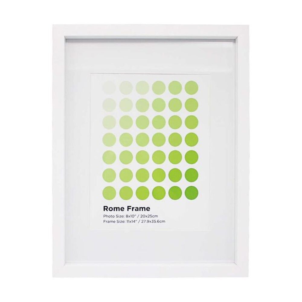 3PK Braz Rome Image Photo Document Display Frame 27.9x35.6cm White