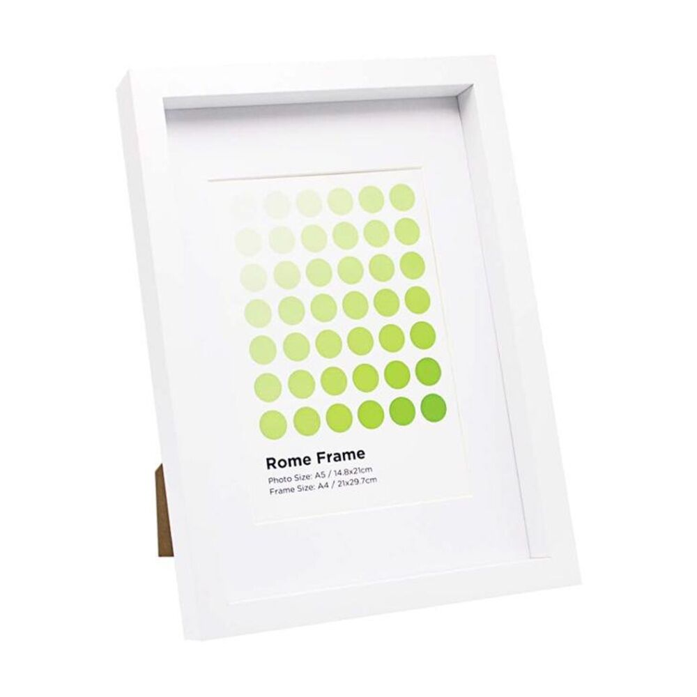 3PK Braz A4 Rome Image Photo Document Display Frame 29.7x21cm White