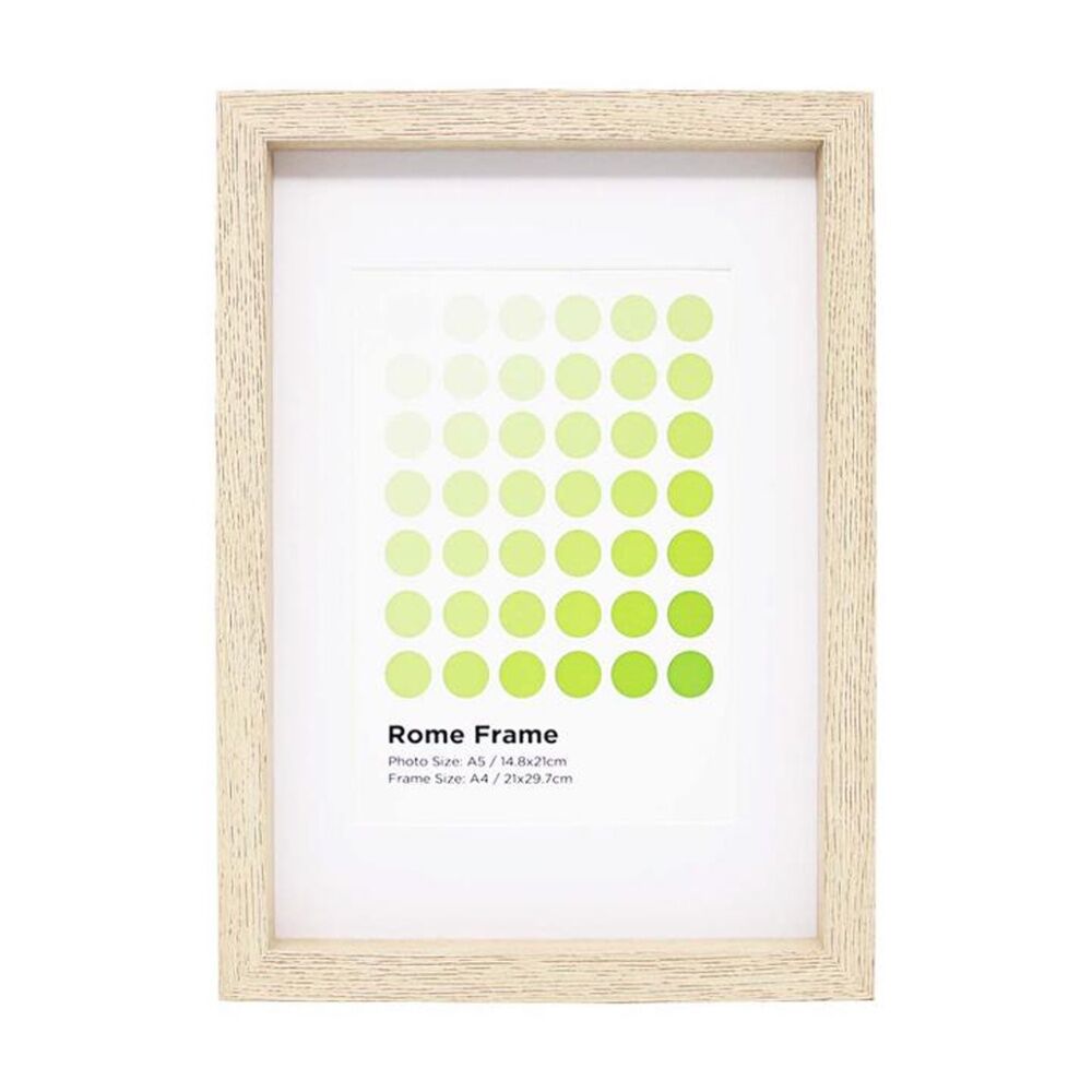 3PK Braz A4 Rome Image Photo Document Display Frame 29.7x21cm Beech