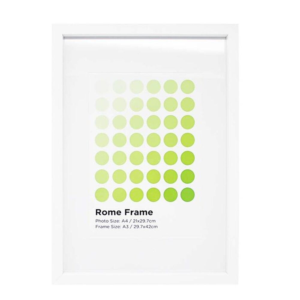 4PK Braz A3 Rome Image Photo Document Display Frame 29.7x42cm White