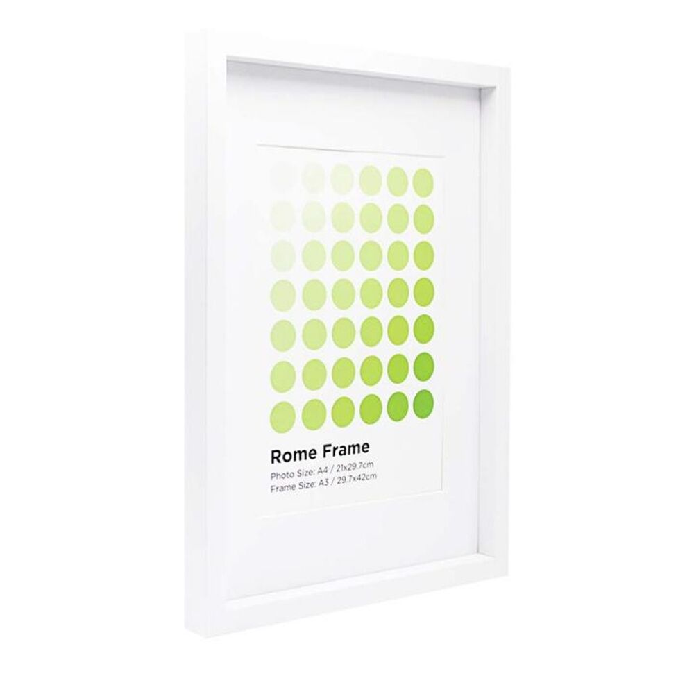 4PK Braz A3 Rome Image Photo Document Display Frame 29.7x42cm White