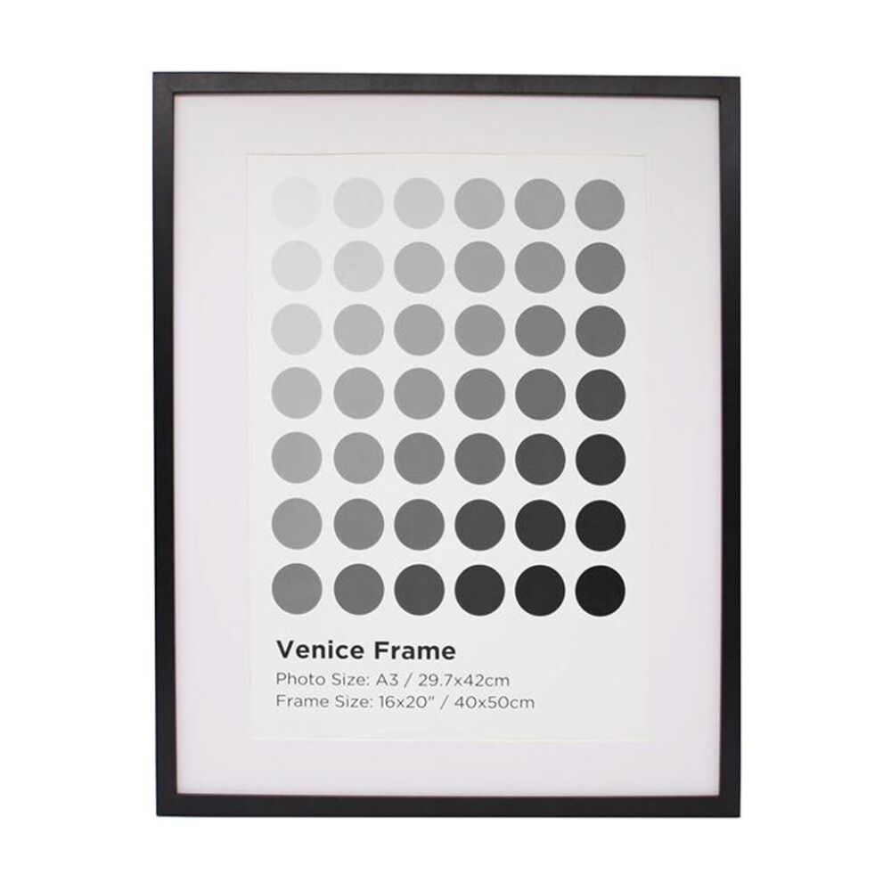 4PK Braz Venice Image Photo Document Display Frame 40x50cm Black