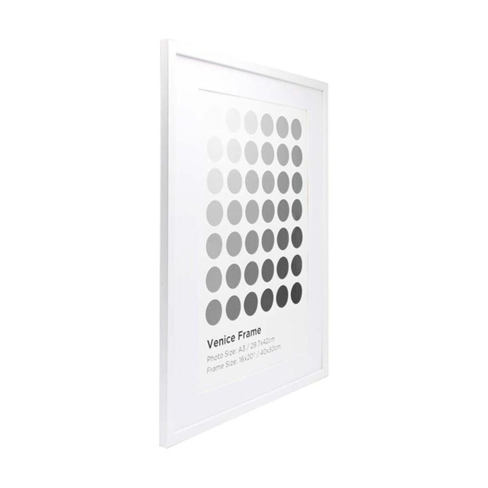 2PK Braz Venice Image Photo Document Display Frame 40x50cm White
