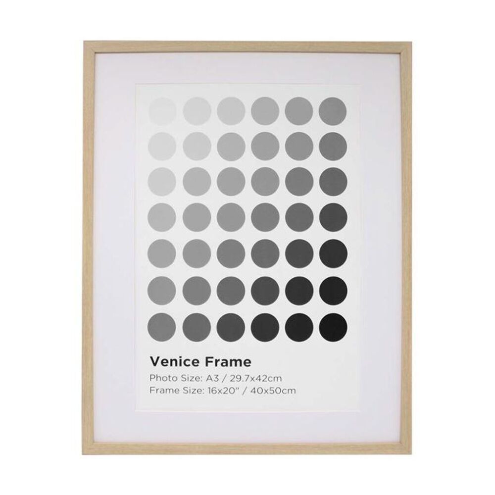 2PK Braz Venice Image Photo Document Display Frame 40x50cm Beech