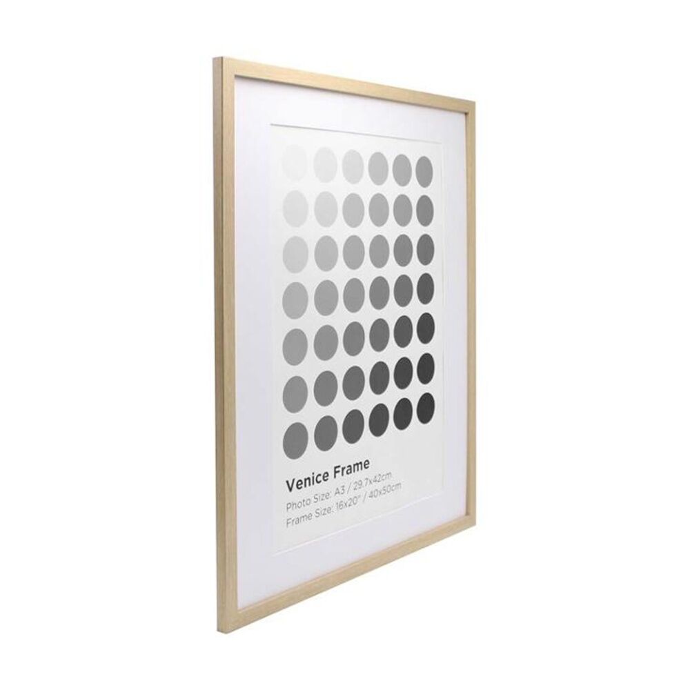 2PK Braz Venice Image Photo Document Display Frame 40x50cm Beech