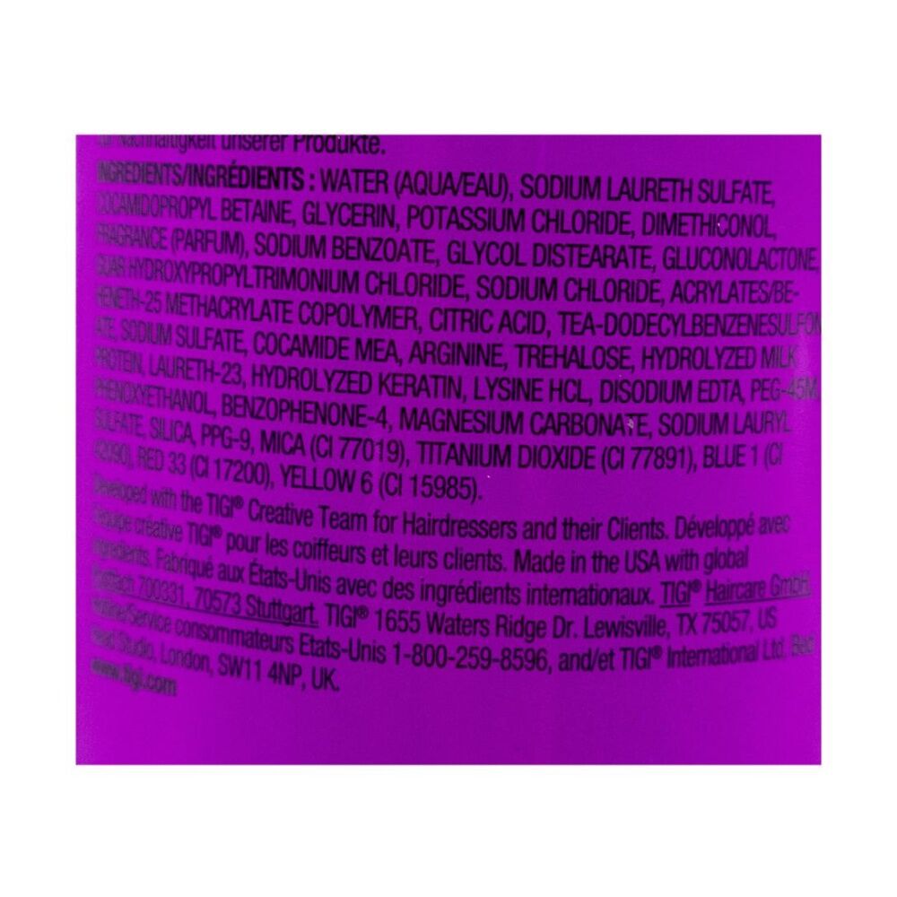 Bed Head Tigi Serial Blonde Restoring Shampoo Bottle 970ml