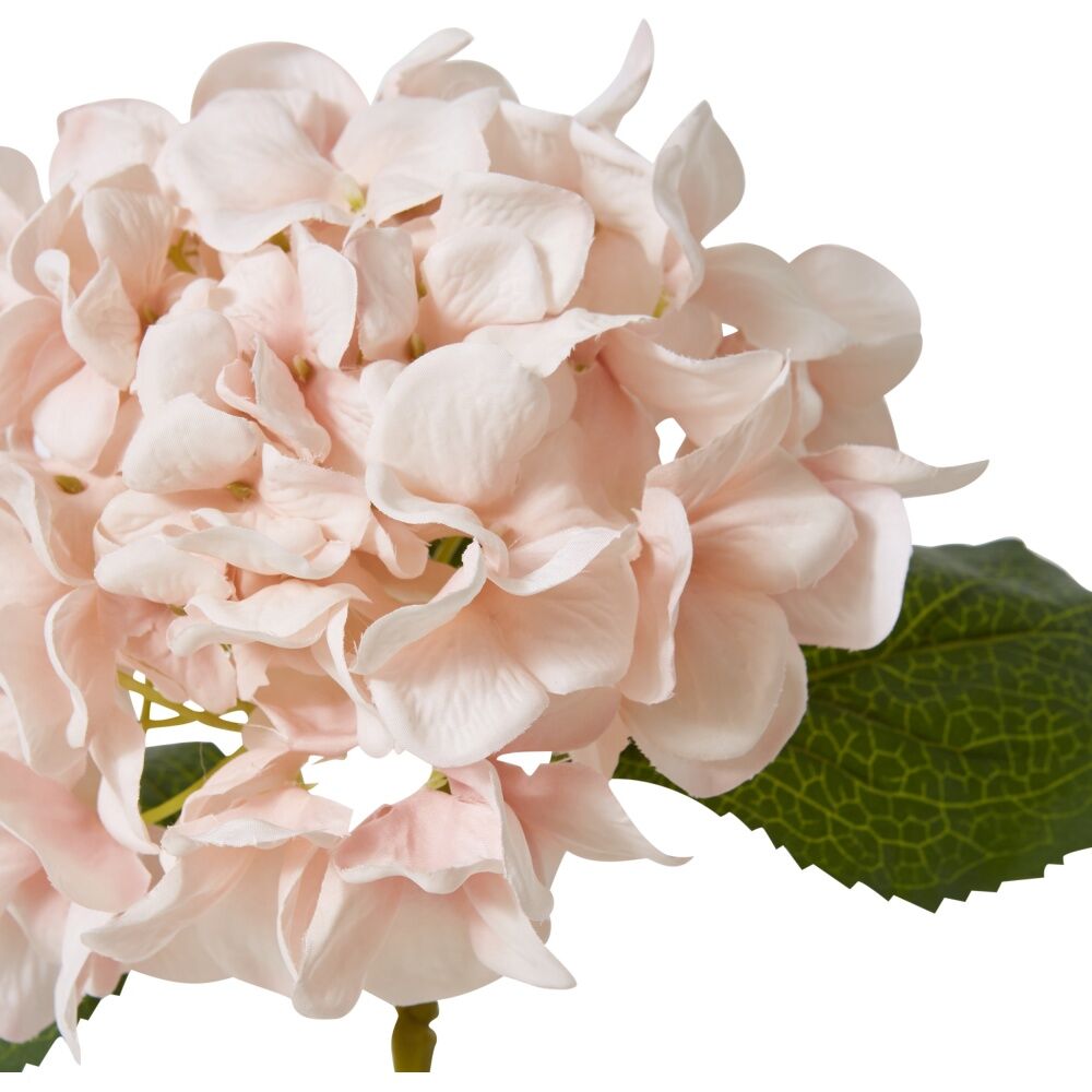 3PK E Style Hydrangea Classic Small Stem Artificial Flower Pink 20x20x61cm