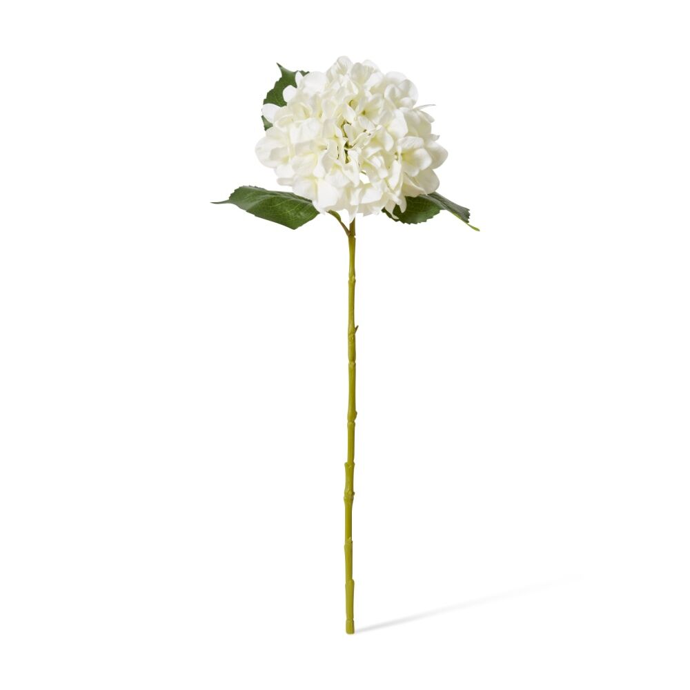 6PK E Style Hydrangea Classic Small Stem Artificial Flower White 20x20x61cm