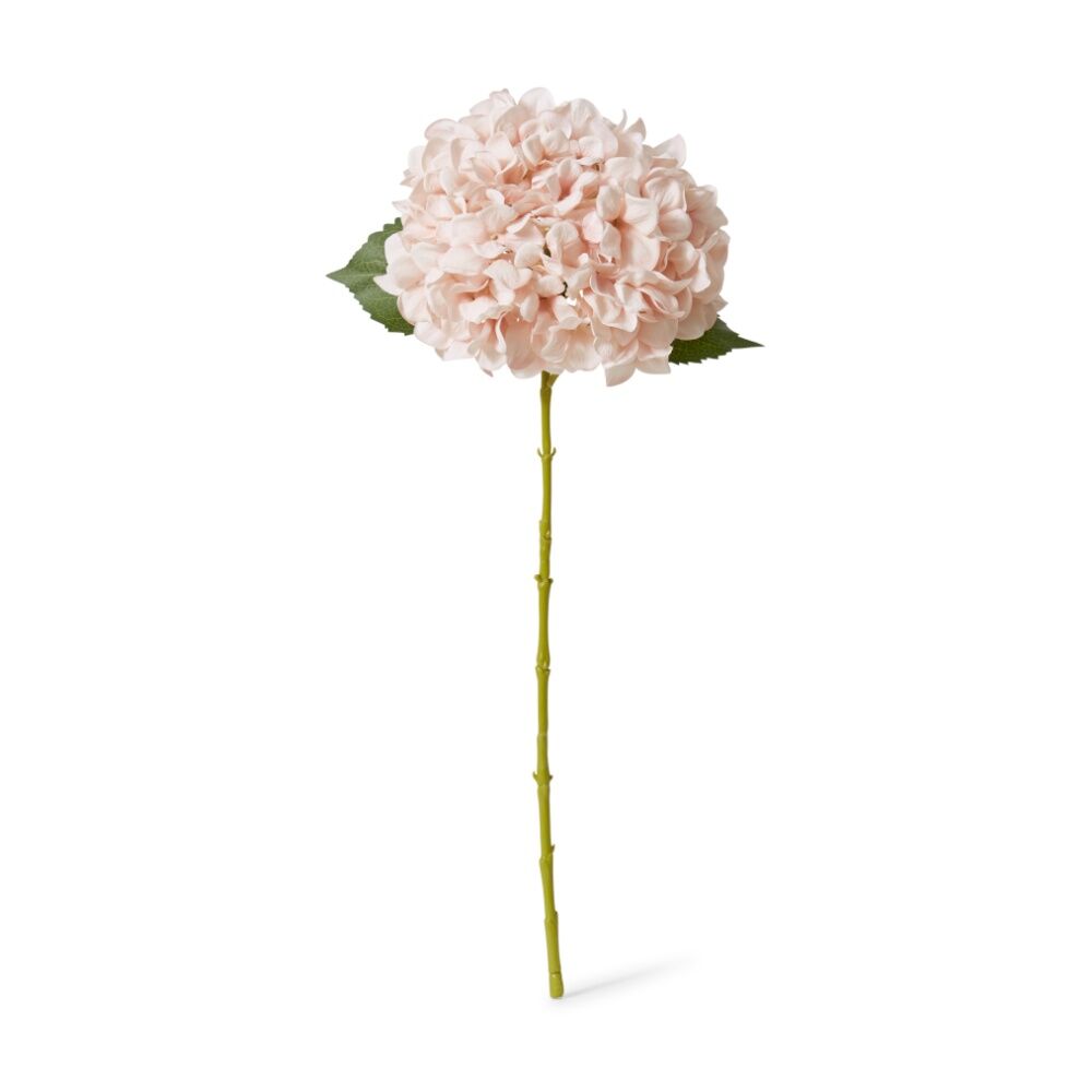 3PK E Style Hydrangea Classic Large Stem Artificial Flower Pink 23x23x65cm