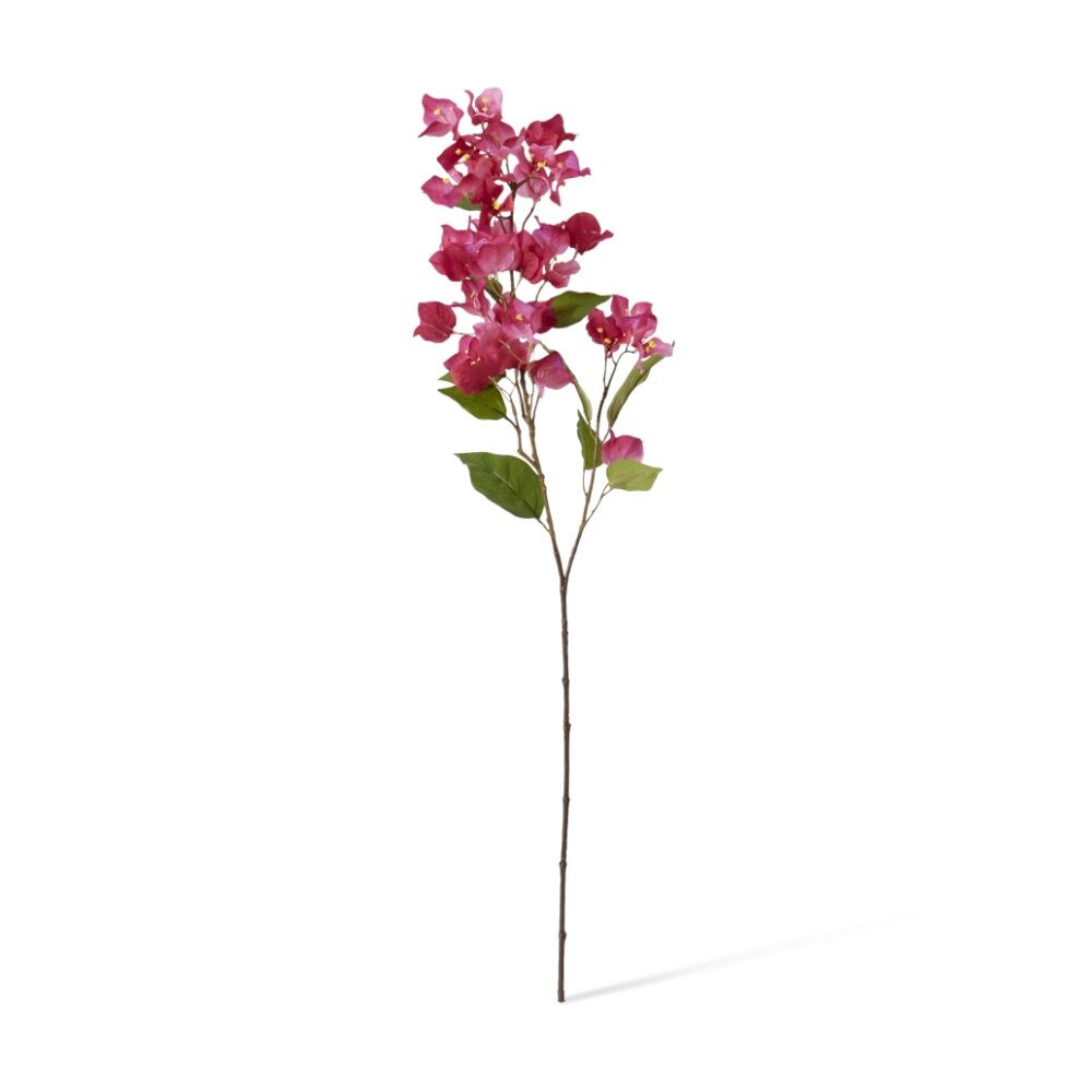 2PK E Style Bougainvillea Spray Stem Artificial Flower Hot Pink 18x9x86cm