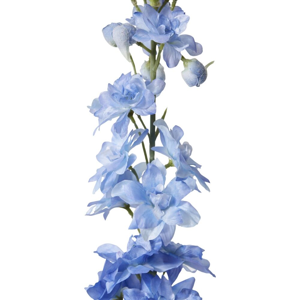 2PK E Style Delphinium Stem Durable Artificial Flower Decor Blue 15x7x99cm