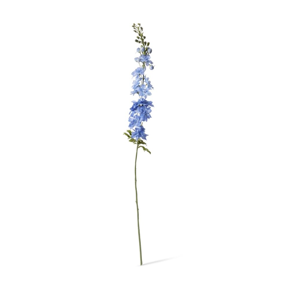 2PK E Style Delphinium Stem Durable Artificial Flower Decor Blue 15x7x99cm