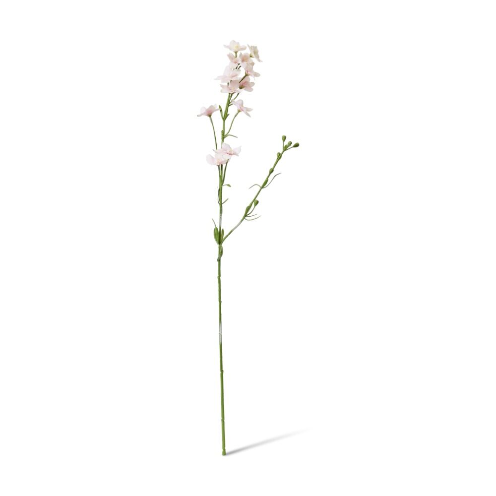 3PK E Style Larkspur Spray Artificial Flower Stem Decor Pink 11x6x71cm