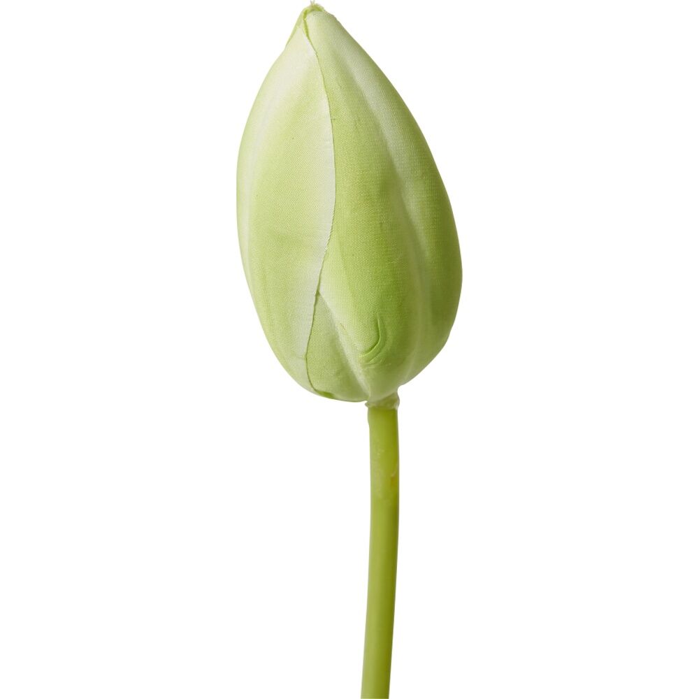 3PK E Style Tulip Stem Durable Artificial Flower Decor Green 9x3x74cm