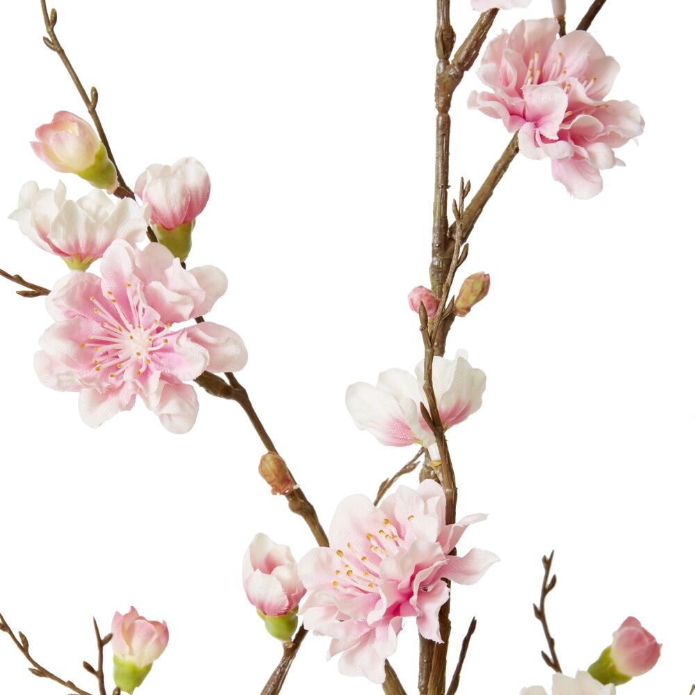 E Style Blossom Plum Spray Durable Artificial Flower Pink 28x24x86cm
