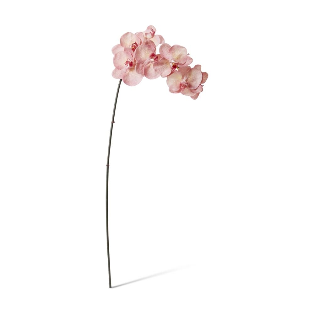 6PK E Style Phalaenopsis Orchid Stem Artificial Flower Pink 20x8x95cm