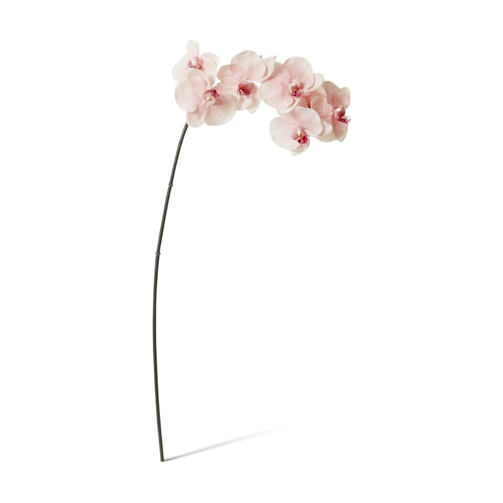 4PK E Style Phalaenopsis Orchid Stem Artificial Flower Soft Pink 20x8x95cm
