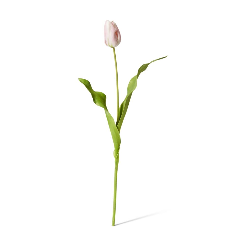 6PK E Style Tulip Dutch Stem Durable Decor Artificial Flower Pink 13x10x57cm