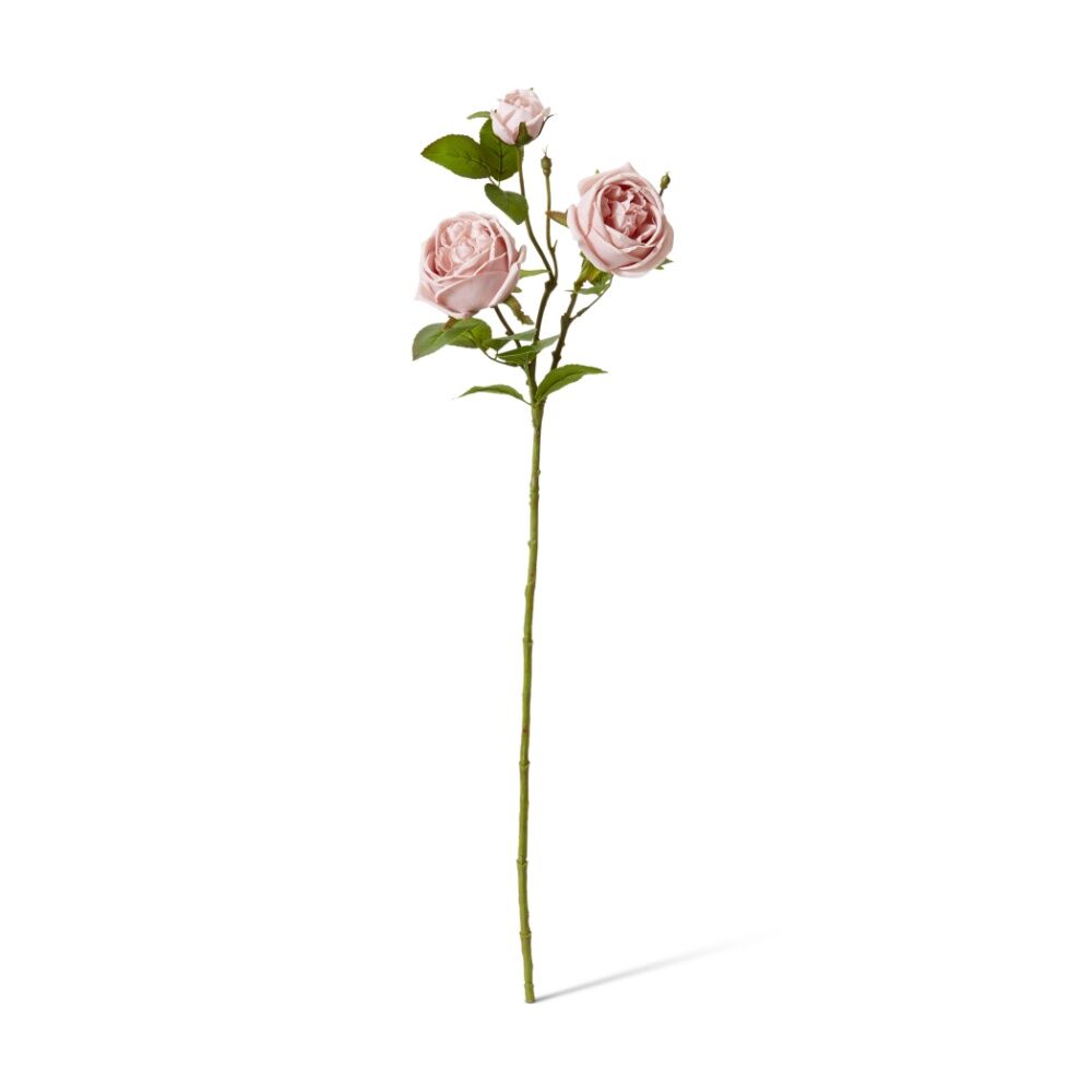 4PK E Style Rose Austin Spray Elegant Artificial Flower Dusty Pink 24x16x78cm