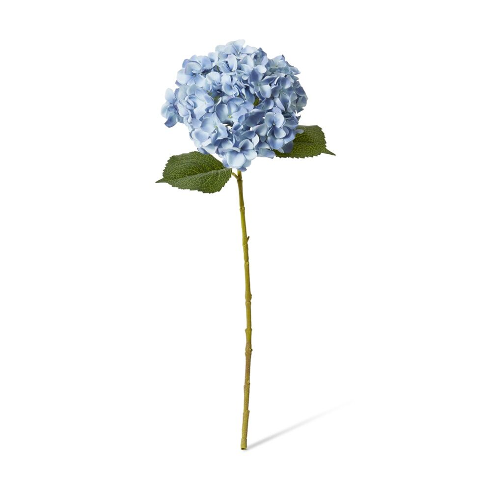 4PK E Style Hydrangea Garden Large Stem Artificial Flower Blue 19x31x65cm