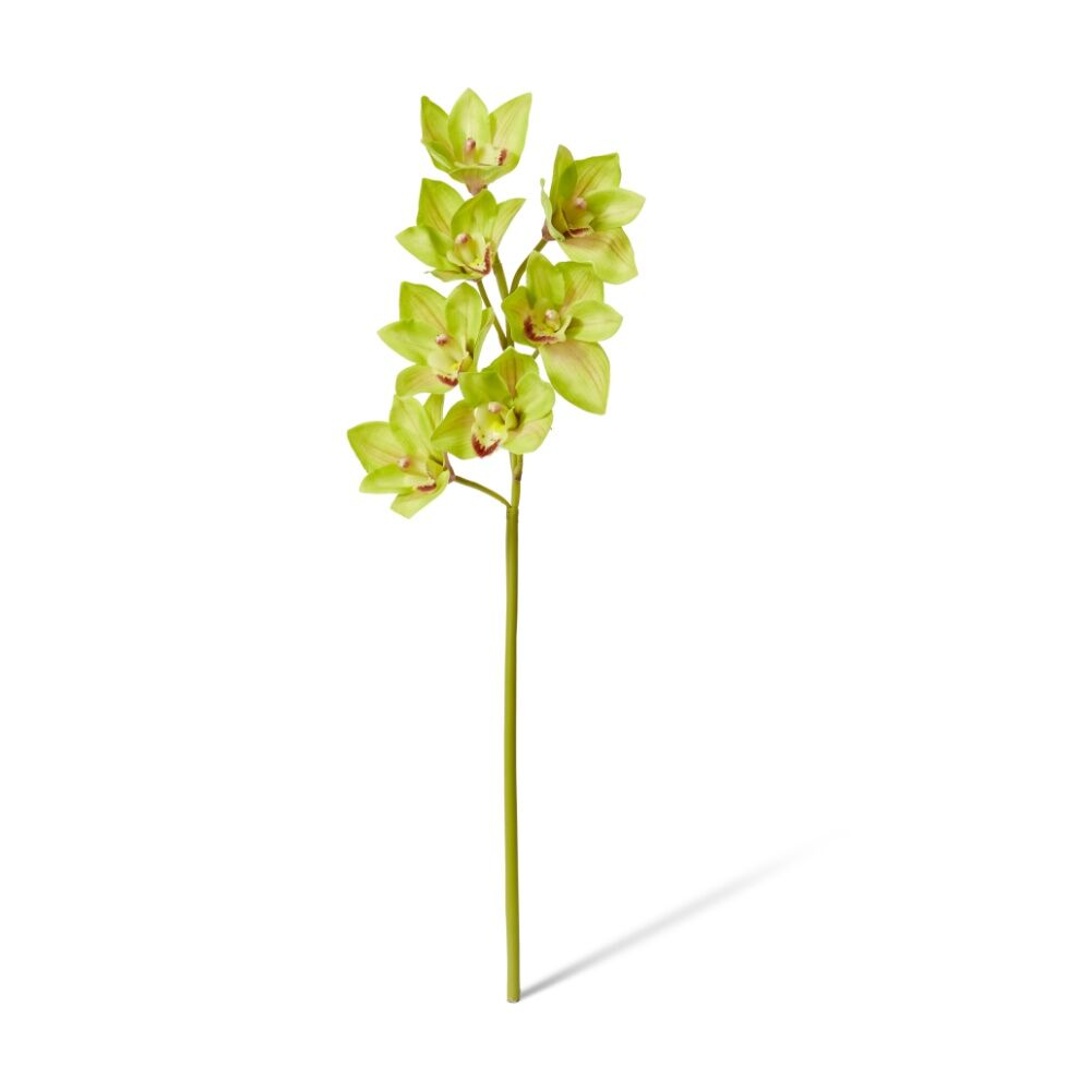 E Style Cymbidium Lush Stem Artificial Flower Green 18x10x58cm