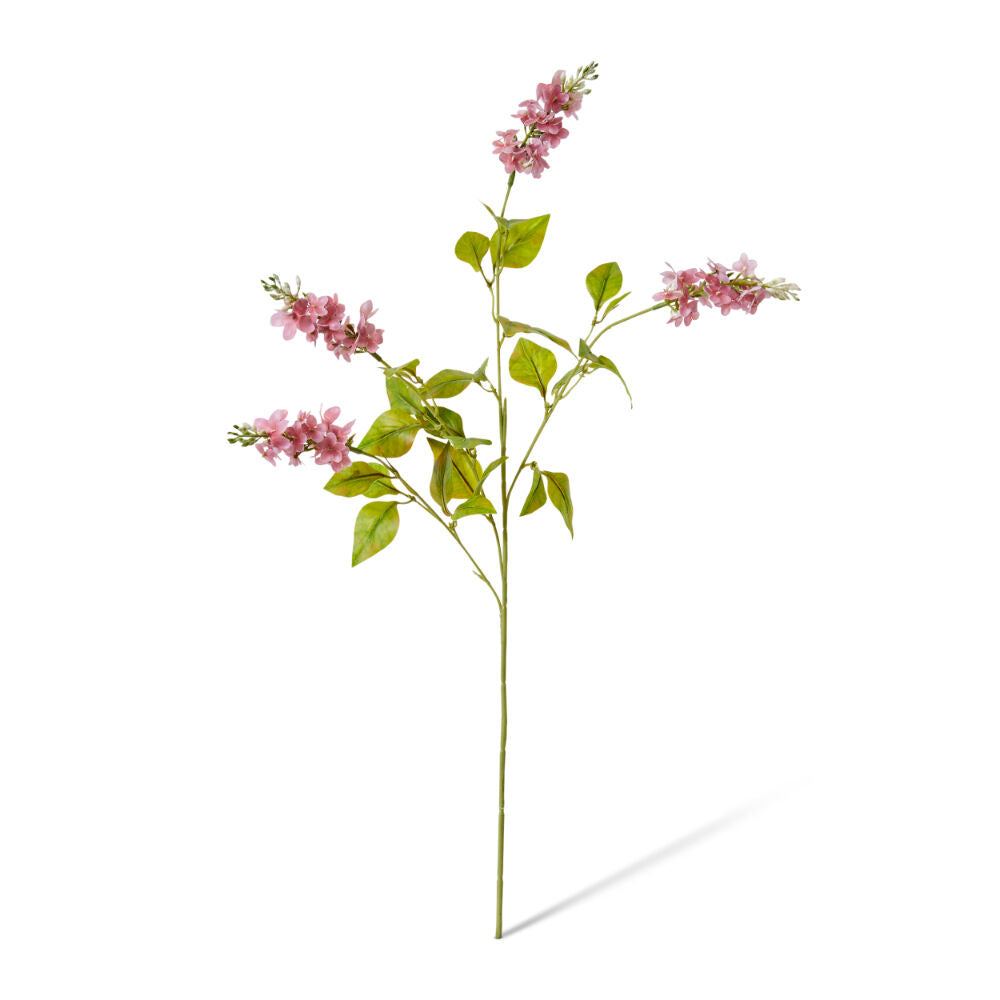 6PK E Style Larkspur Spray Artificial Flower Stem Decoration Pink 5x10x62cm